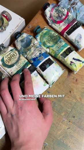 Der Malprozess von diesem Nordsee Auftrag… #blindartist #ölmalerei #nordsee