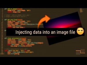how to inject and hide data into images | hacking series