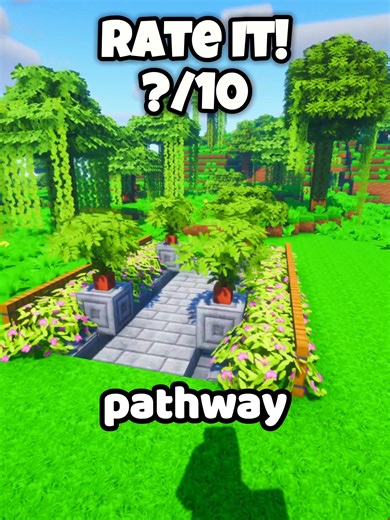 Your Minecraft Paths Look Terrible… Do This Instead #minecraft #minecraftideas #minecrafttutorial #fyp #viral
