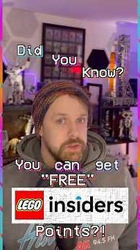 How To Get FREE Lego Insider Points #shorts #lego #didyouknow