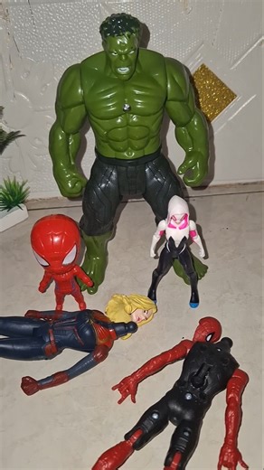 Thanos Angry Against Spiderman Family, Hulk Cries #shorts #spiderman #hulk #marvel