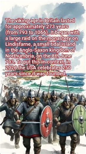 How long the viking age lasted in Britain. #history #vikings #british