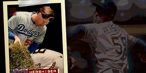 The story behind Orel's odd Topps card