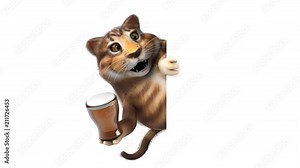 Fun cat - 3D Animation