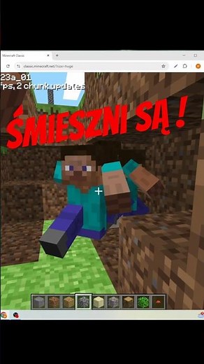 ZAGRAŁEM W PIERWSZĄ WERSJE MINECRAFTA