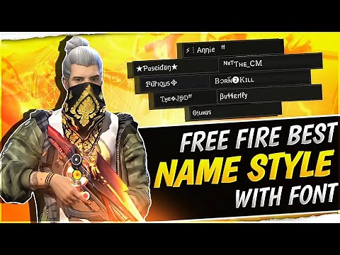 Free Fire Stylish Name Design || How To Make Stylish Name || Free Fire Name Style