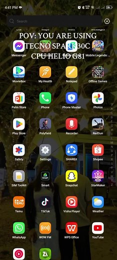 GAME TEST: TECNO SPARK30C WITH HELIO G81