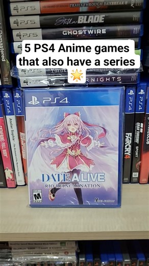 5 Anime PS4 games that also have a Series #gaming #anime #ps4 #playstation #videogame #animegames