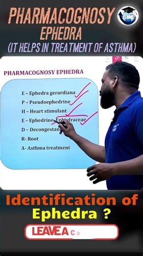 Ephedra in Pharmacognosy | Identification, Uses & Asthma Treatment Explained
