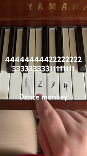 Easiest dance monkey tutorial ever #viral #piano #easytutorial