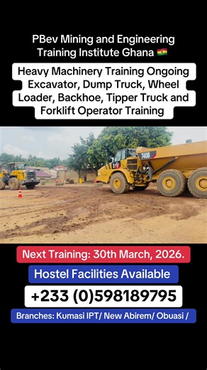 Ghana Heavy Machinery Training and Certification