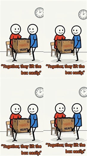 Two Stickmen, One Heavy Box… The Lesson We Forget | Stickman Short #stickman #motivation #animation