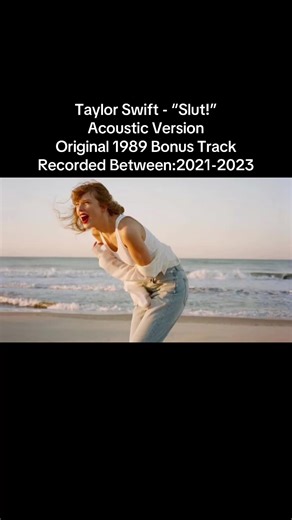 Taylor Swift - Slut! Acoustic Version from 1989