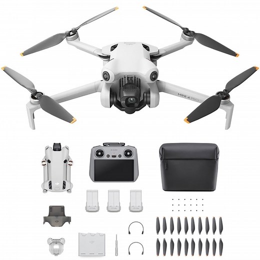 DJI Mini 4 Pro Drone Fly More Combo with RC 2 Remote Controller