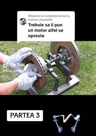 Generator de energie gratuită cu mecanism de flywheel