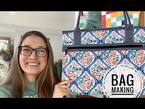 Trying out a bag pattern before I make lots of them, VLOG