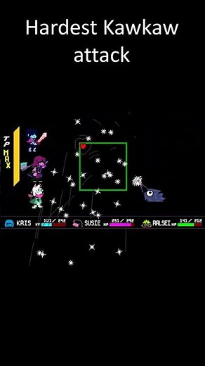 Hardest Kawkaw attack #deltarune #undertale