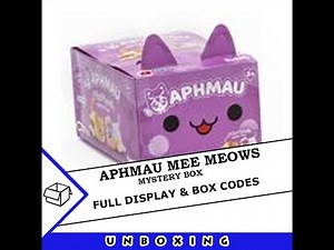 Aphmau: Mee Meows mystery boxes & codes