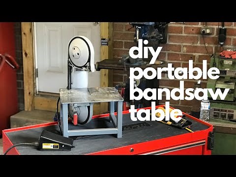 DIY Portable Bandsaw Table