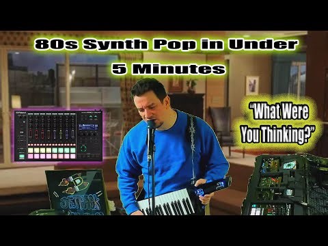 Can You Make 80s Funk Synthwave Pop With a Keytar and an MC707 Dawless?