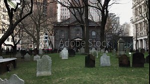 St. Paul's Chapel, Trinity Church, Wall Street, New York, 4K