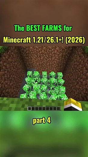 The BEST FARMS for Minecraft 1.21/26.1 ! (2026) #Minecraft #gaming #farm #bedrock #viral