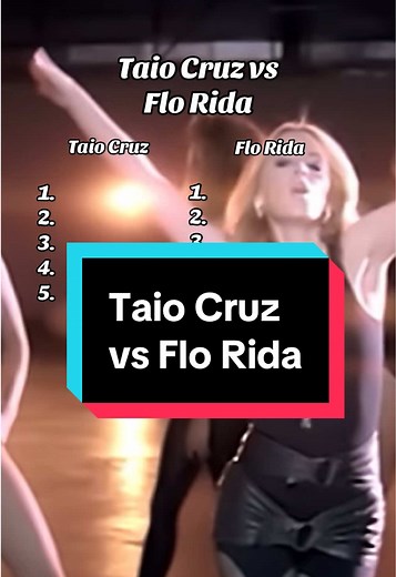 Taio Cruz vs Flo Rida: Epic 2000s and 2010s Music Battle