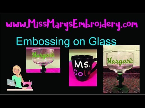 How to Emboss on Glass