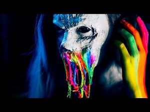 Rainbow Neon Zombie -- FX Makeup Tutorial