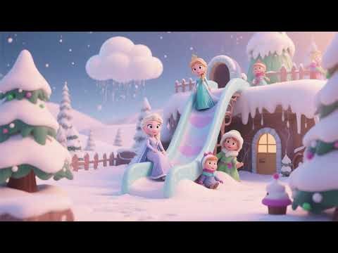 Snow Cloud Slide 3 ☁️❄️ | Fun Kids Winter Song | Slide & Dream