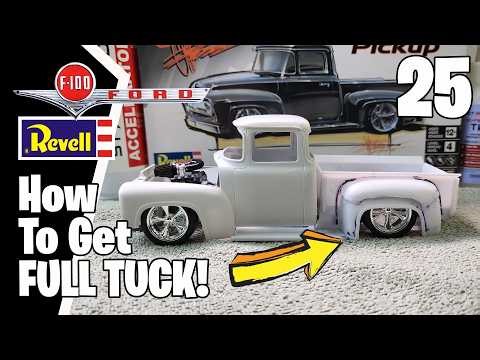 Ford FD-100 Model Truck Build – Episode 25 | Full Tuck Achieved & Rear Fender Widening!