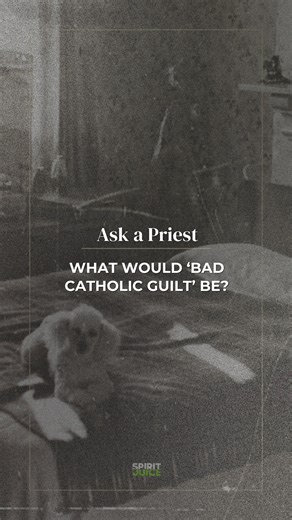 What is bad Catholic guilt? Catholic guilt or toxic Catholic guilt leads us away from the Lord and it's always based in the lie of identity. For example, "I lied, I'm just a liar", I'm just the worst...There's something just bad about me. When we identify with our sin, when we identify with our failure, it becomes shame. Shame always takes us away from Jesus. Shame always isolates us. So bad Catholic guilt is shame and is identifying with the sin, identifying with a failure, and then just sittin