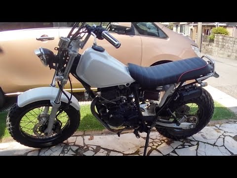 TW200のカスタムに次ぐカスタム