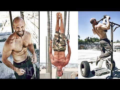 This Is How Action Star Jason Statham Trains / Pull-up Bar, Parallel Bars, and Push-ups