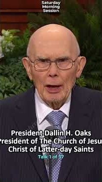 Oct. 2026 Conference Prep! Talk 1: "Introduction" By President Dallin H. Oaks - Short