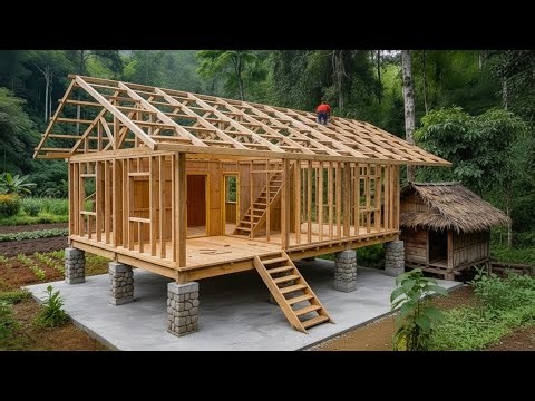Woman RESTORATION dilapidated house into a sturdy two-story home | By ‪@PhungThiChai‬