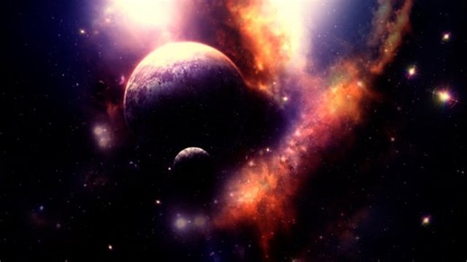 Space, Beautiful Wallpaper, Night. Free Stock Video