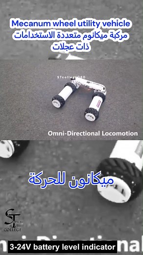 2.4K views | Mecanum wheel utility vehicle #Electronics...