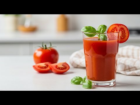 How to Make Healthy Tomato Juice And Why You Must Drink It