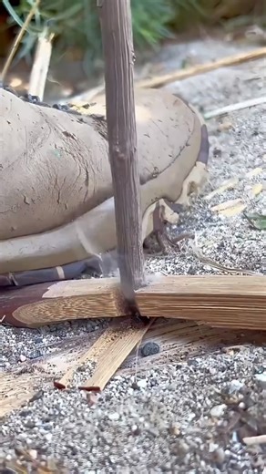 9.7K views · 54 reactions | Have you ever tried to make a fire with sticks? The hand drill may be the absolute hardest method. Blisters start fast! #survival #bushcraft #prepper #primitive #diy | Coyne Survival Schools | Facebook