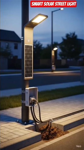 Smart Solar Street Light #SolarStreetLight#SolarEnergy#SmartLighting#RenewableEnergy#GreenEnergy