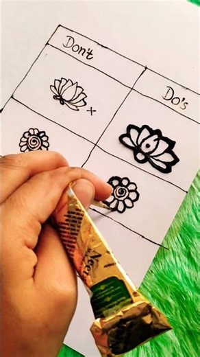 Perfect Mehndi Flowers Tutorial🌻| #mehnditutorial #flowerdesign #beautifulmehndidesign #viraldesigns