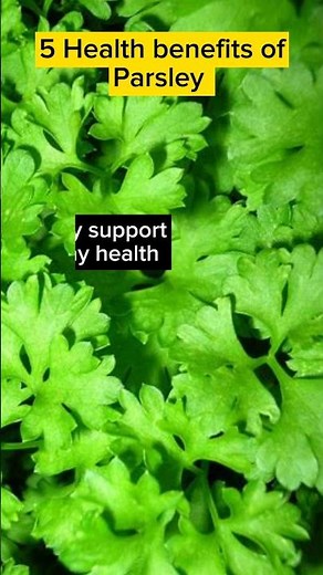 5 Health Benefits of Parsley