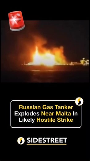 A Russian-linked LNG tanker was torn apart by explosions early Tuesday morning in waters between Malta and Libya, in what sources describe as a likely hostile strike. The vessel, identified as the Arctic Metagaz, caught fire at around 4am after multiple blasts were reported onboard. Crew members were safely evacuated to a nearby ship. No distress signal was issued before the explosion. The Armed Forces of Malta deployed an aircraft to observe the situation, though officials have not confirmed wh