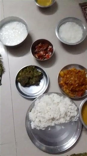 ଆଜିର ଥାଳି##ଭାତ, ଡାଲି, ବନ୍ଧା କୋବି ଘାଣ୍ଟ ଓ ବିଲାତି ଚଗଟା##odiafoodvlog ##