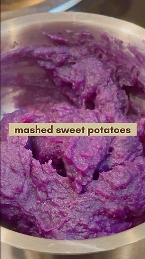 mashed okinawan sweet potatoes 🍠