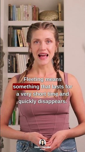 Learn English with Aishwarya Rai | What Does “fleeting” Mean?