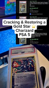Cracking open a $6,000 Gold Star Charizard 😳 Would you take the risk? 🔥 #pokemoncards #charizard #cardrestoration #gottafixthemall #pokemontcg #vintagepokemon | Gotta Fix Them All