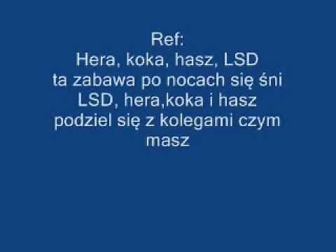 Hera, koka, hasz, LSD - Karolina Czarnecka [HIT] "Karaoke", "tekst","lyrics"