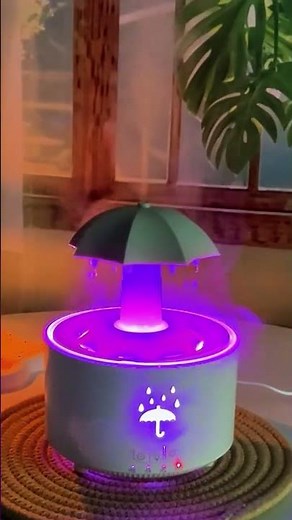 Magical Umbrella Humidifier 🌧️✨ | Cozy LED Mist Maker for Relaxing Rooms